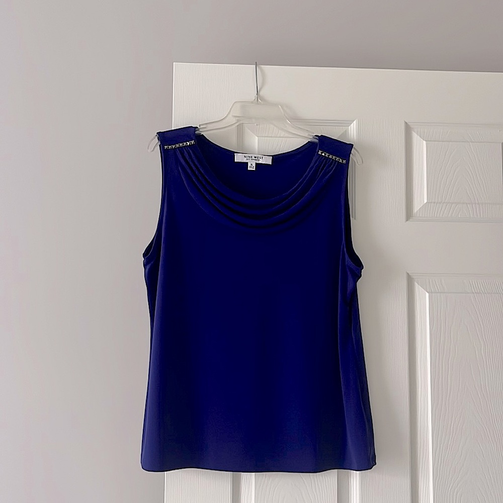 Nine West suit separates sleeveless top